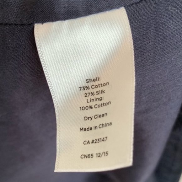 Talbots | Fit and Flare Striped Cotton and Silk Dress - Picture 5 of 5